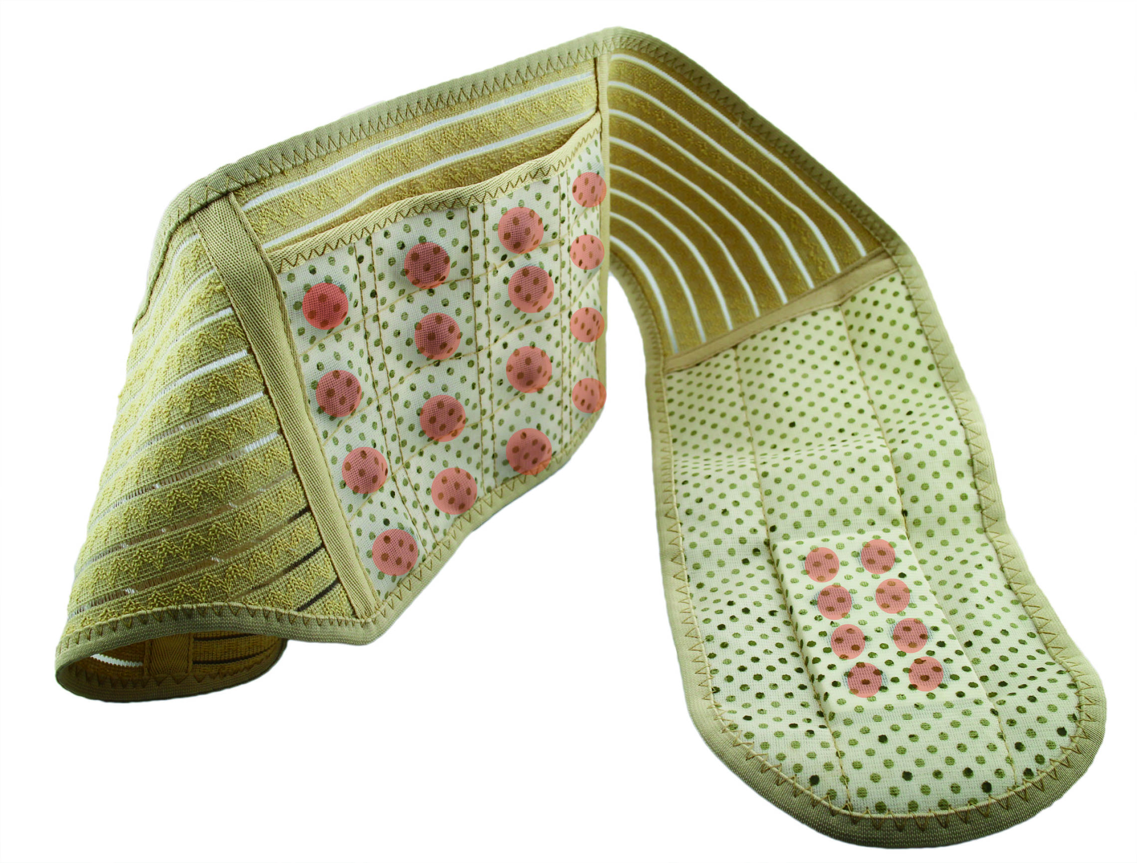 MB-2000S Magnetic Heat Lumbar Back Support Belt with Far-Infrared & 24 Magnets – (S: 25 – 33 inches)