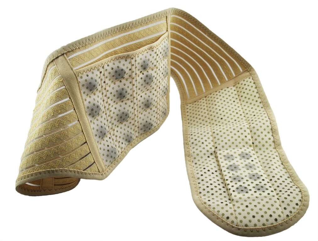 MB-2000S Magnetic Heat Lumbar Back Support Belt with Far-Infrared & 24 Magnets – (S: 25 – 33 inches)