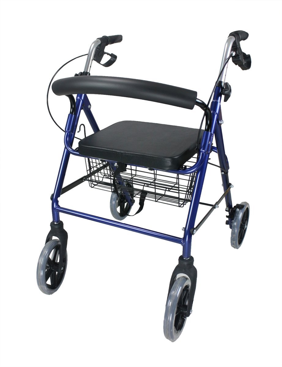 MW-4500 Foldable Rollator with Lock Brakes
