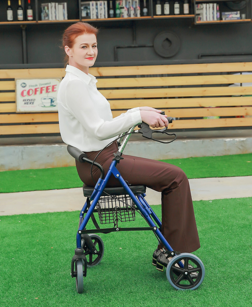 MW-4500 Foldable Rollator with Lock Brakes