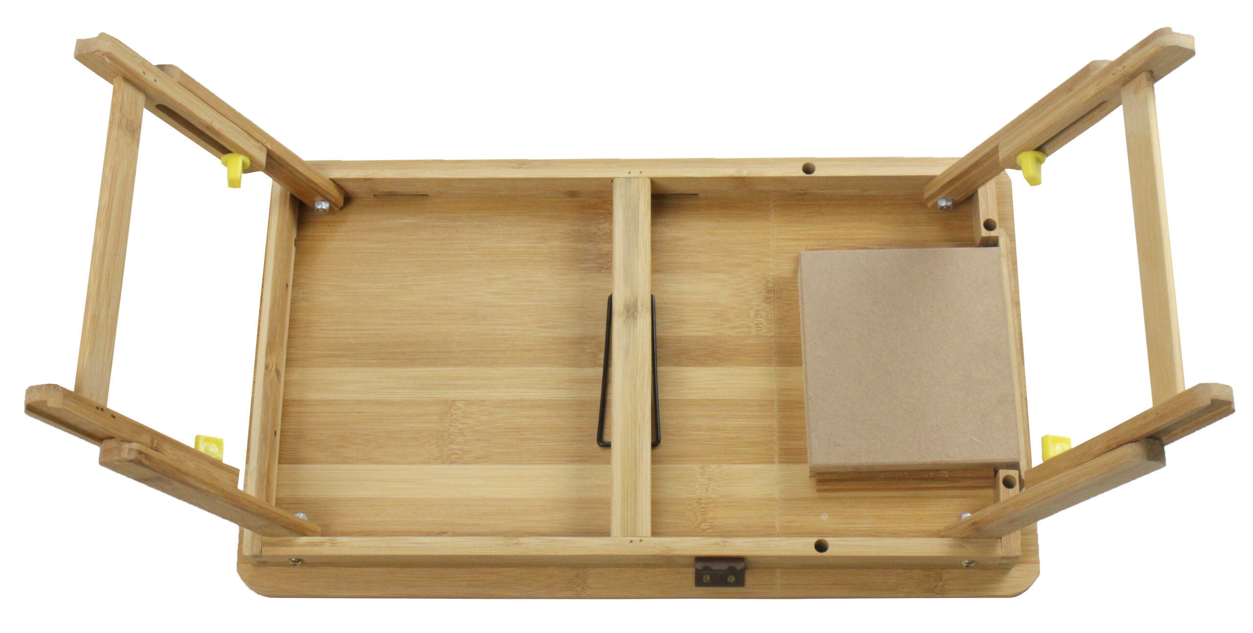 HR-3660 Plateau Ajustable pour ordinateur portable en Bambou - L : 50 x 30 cm - Image 3