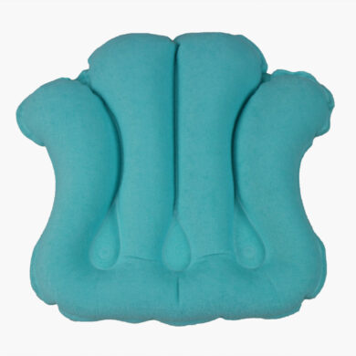 HB-1200 Inflatable Bath Pillow -Terry Cloth