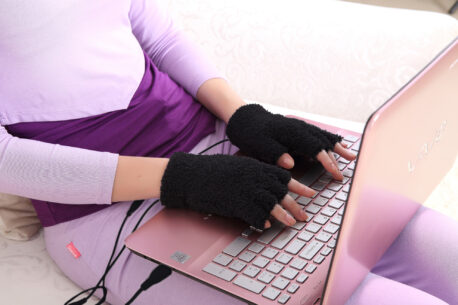 MH-1000 USB Warming Gloves with Carbon Fiber Heating Elements – Black