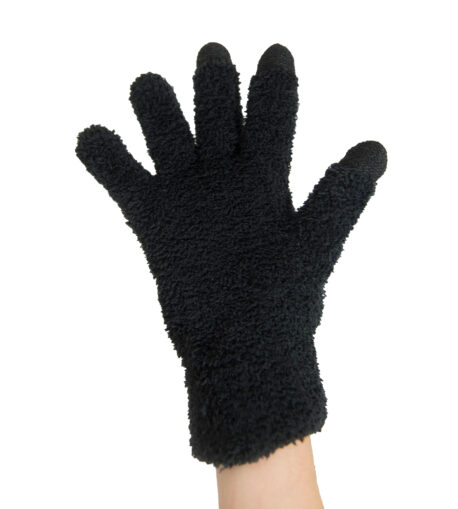 MH-1005 Touchscreen USB 5V Carbon Fiber Heated Gloves – Full Finger, Black