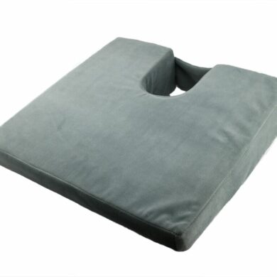 SU-2350 Wedge Cushion with Coccyx Cut-Out, Velour Cover
