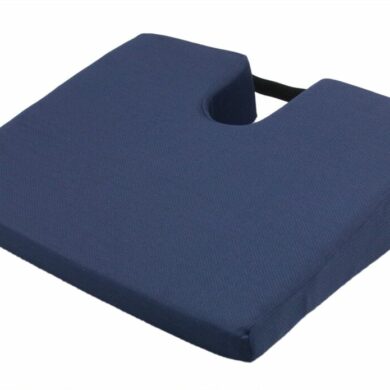SU-2370 Wedge Cushion with Coccyx Cut-Out, Poly/Cotton Cover