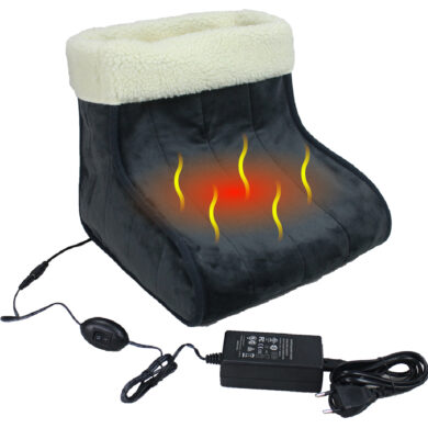 MF-2010 Pantoufle / Botte Chauffe Pieds en Fibre de Carbone Chauffant et Infrarouge, 12V 20W, Longueur d’Onde 8-15 μm (Zone de Santé 4-14 μm)