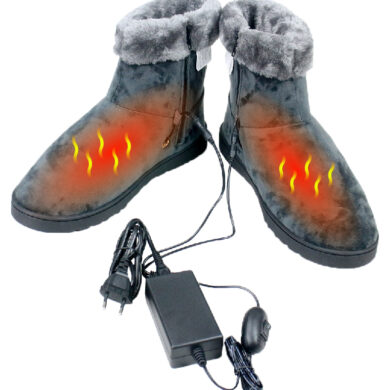 MF-2620L Chaussons chauffant 20W avec fibre de carbone chauffant 12V (L: adapté aux tailles 41 à 45)