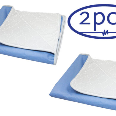 MC-1032M Surmatelas pour Incontinence Design à 4 Couches - M : 86 x 91 cm / 2 Pièces